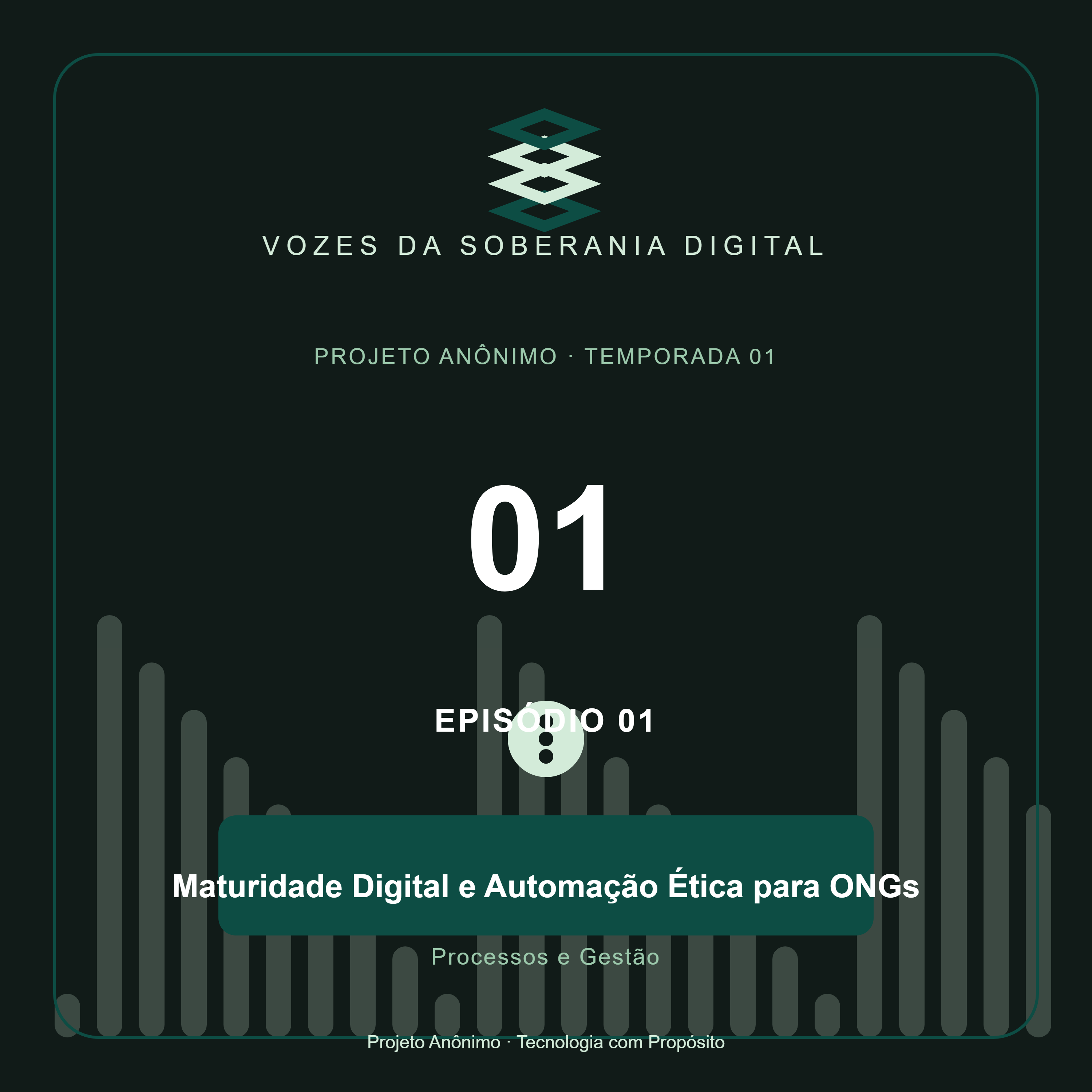 Capa do episódio 01 — Maturidade Digital e Automação Ética para ONGs