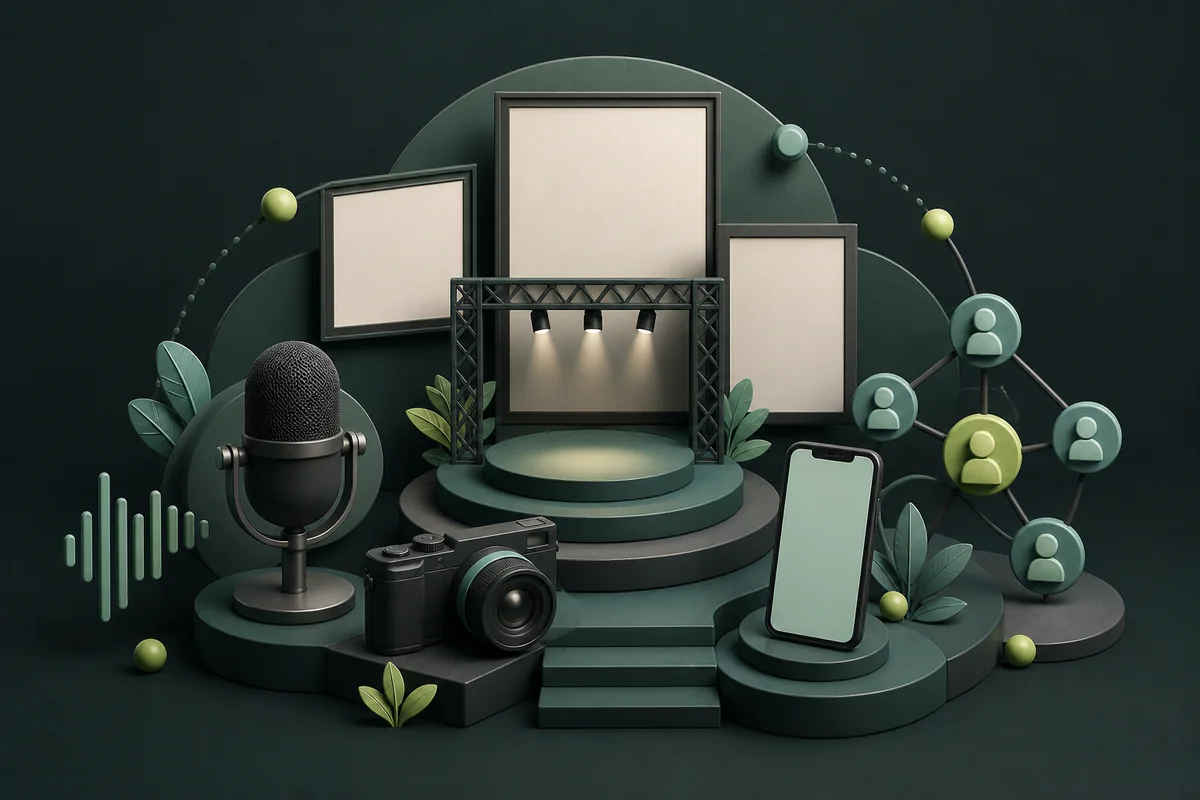 Ilustração da solução Comunicação para Projetos Culturais