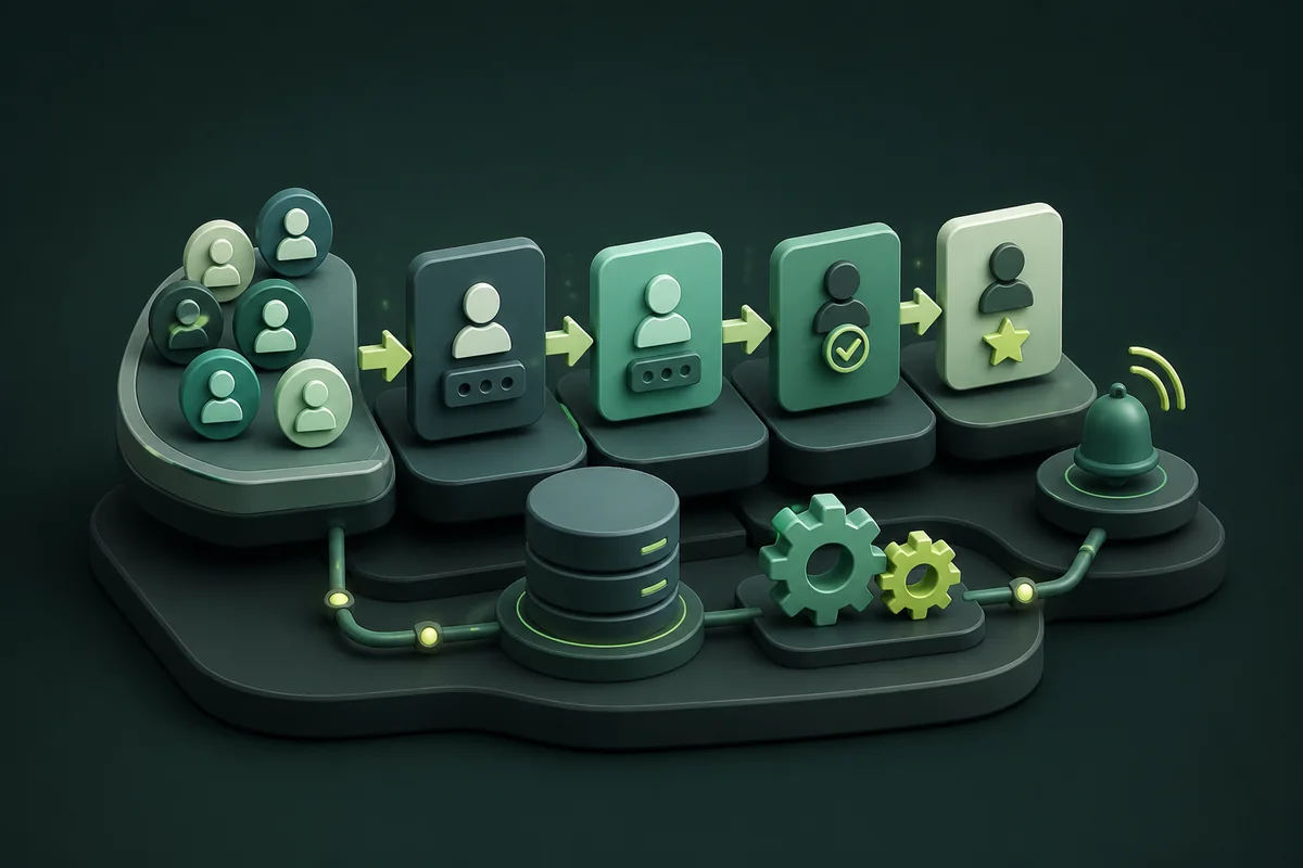 Ilustração da solução CRM e Automação