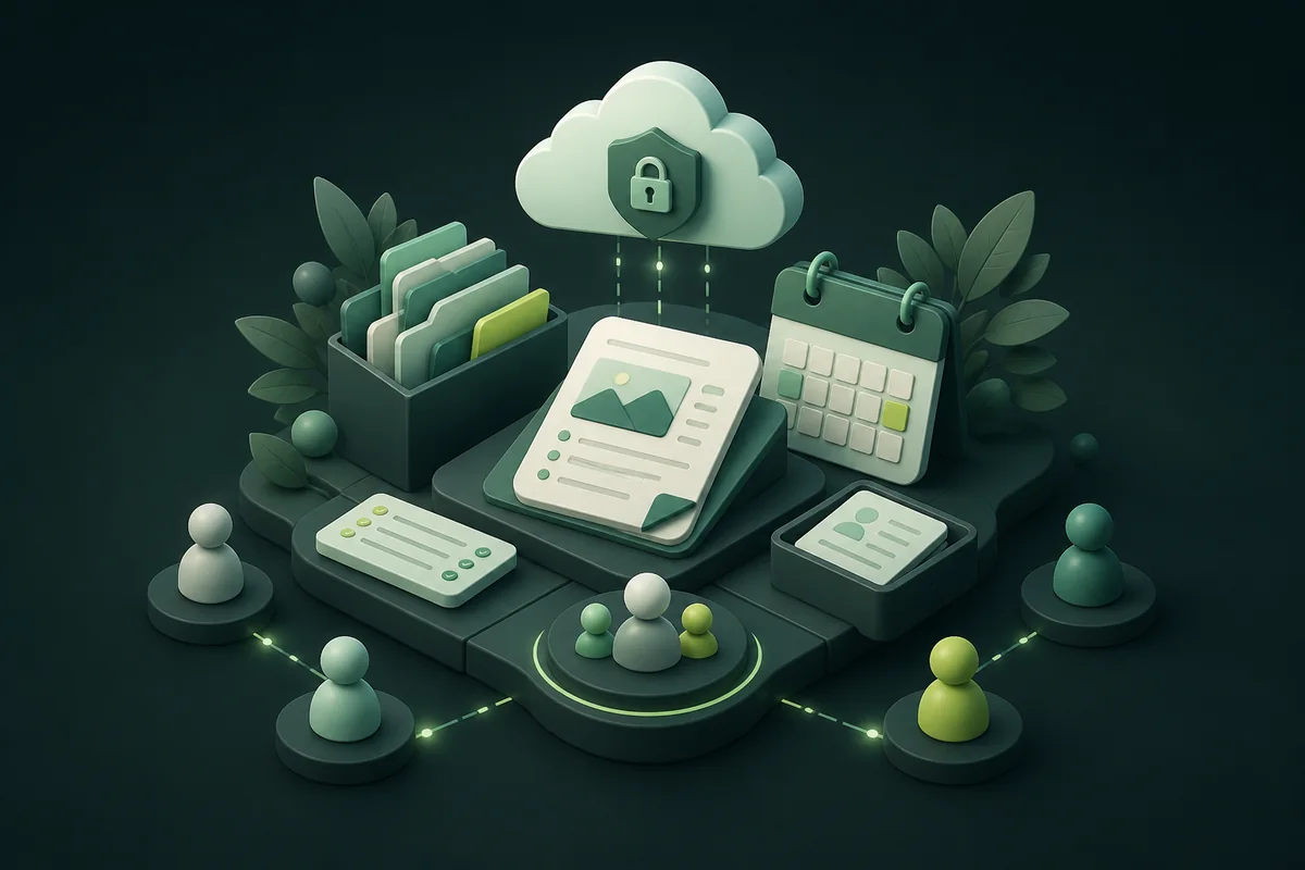 Ilustração da solução Google Workspace para OSCs